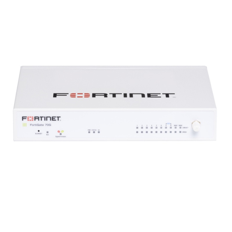 Firewall Fortinet FortiGate 70G Bundle, FortiCare + UTP, 1 Año (FG-70G-BDL-950-12) - PEDIDO 30 DIAS